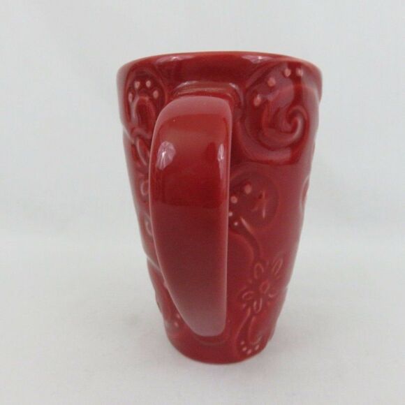 Starbucks Embossed Flower Oblong Tall Mug Cup 2009 - Picture 6 of 7